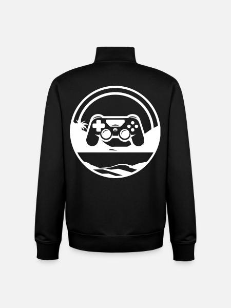 Video Games Graphics - Unisex Organic Zip Sweatshirt by Stanley/Stella - black