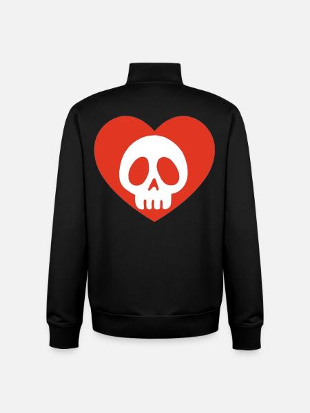 Mortal Love - Unisex Organic Zip Sweatshirt by Stanley/Stella - black