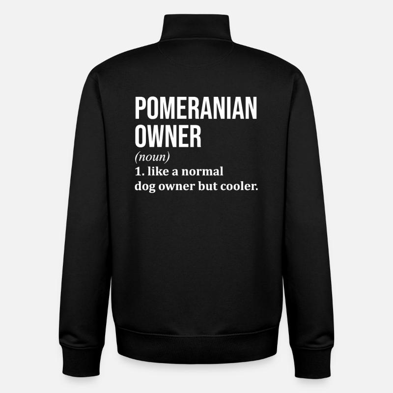 Pommern - Unisex Organic Zip Sweatshirt von Stanley/Stella - Schwarz