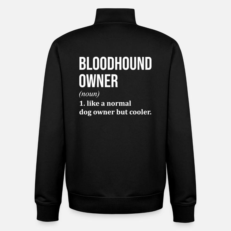 limier - Sweat zippé unisexe en coton bio Stanley/Stella - noir