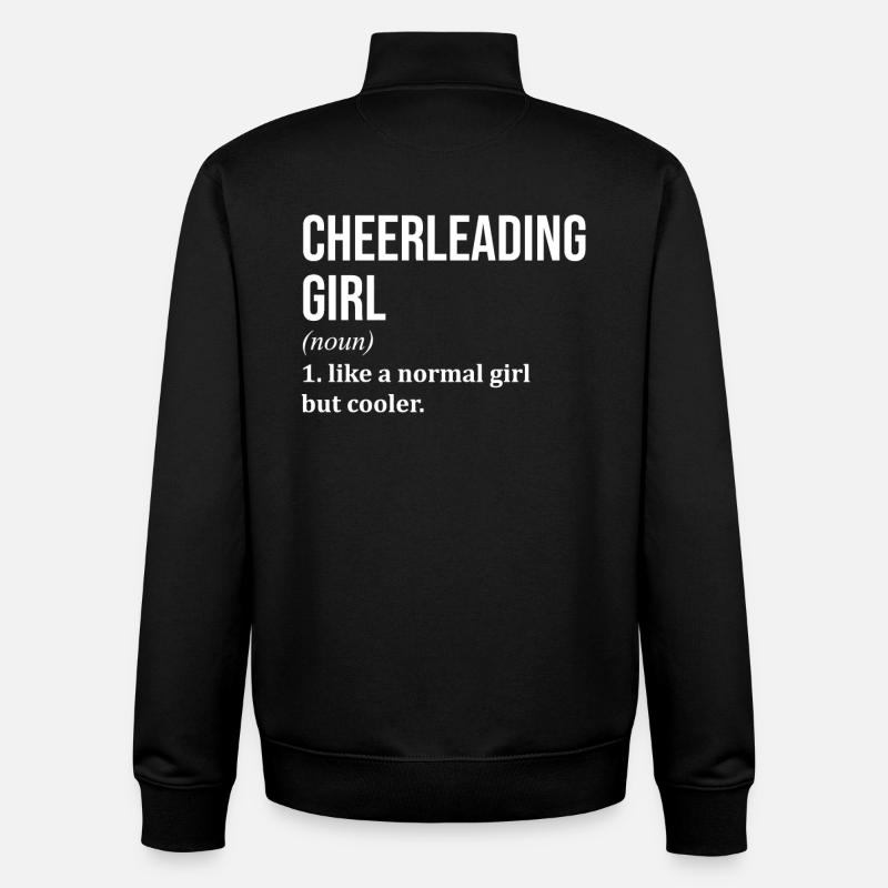 Cheerleader - Unisex Organic Zip Sweatshirt von Stanley/Stella - Schwarz
