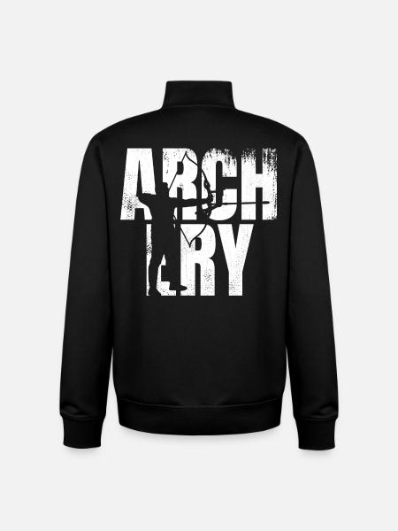 Archery - Unisex Organic Zip Sweatshirt von Stanley/Stella - Schwarz