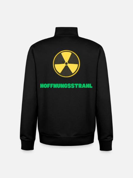 Hoffnungsstrahl - Unisex Organic Zip Sweatshirt von Stanley/Stella - Schwarz