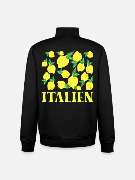 ITALIEN ZITRONEN LIMONEN - Unisex Organic Zip Sweatshirt von Stanley/Stella - Schwarz