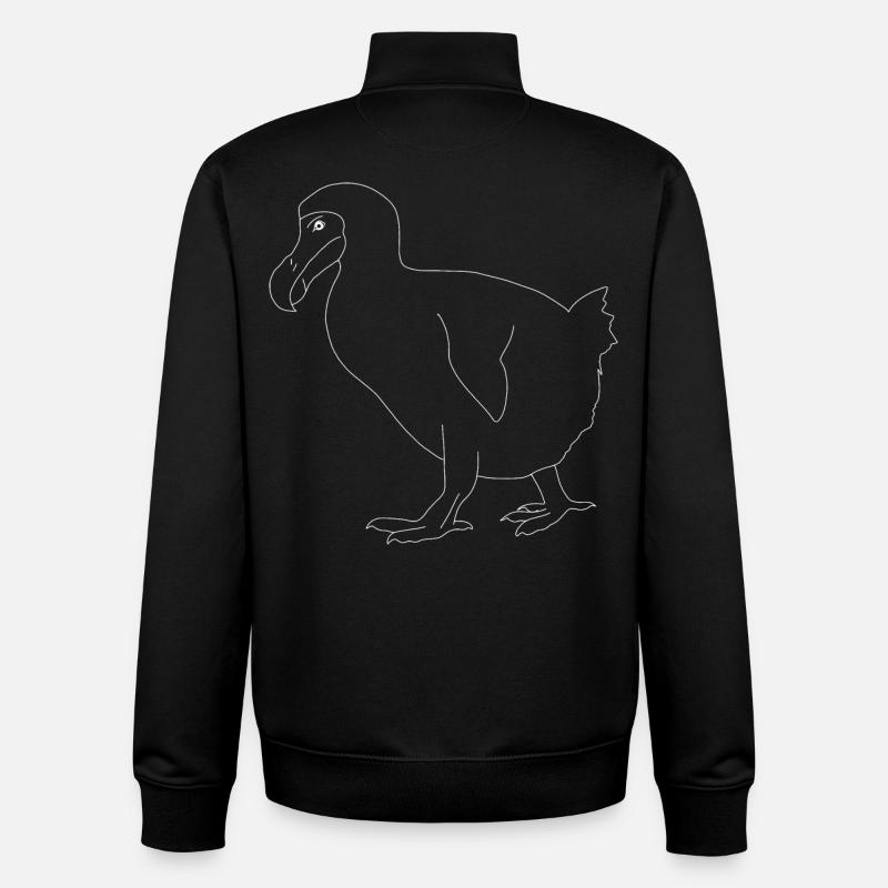 Dodo - Unisex Organic Zip Sweatshirt by Stanley/Stella - black