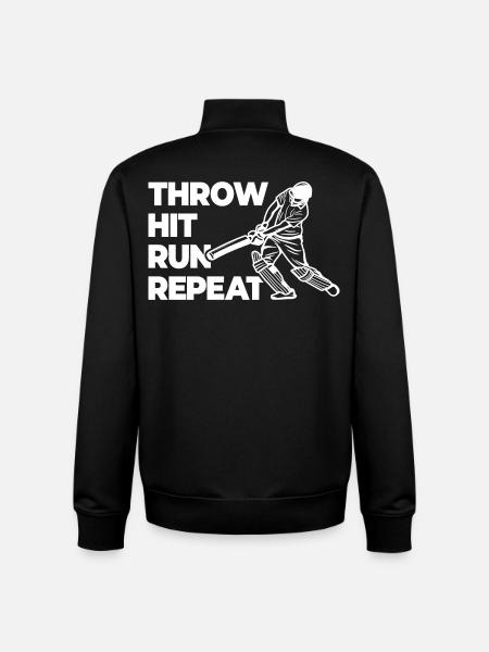 Throwing, hitting, repeating races - Unisex Organic Zip Sweatshirt by Stanley/Stella - black