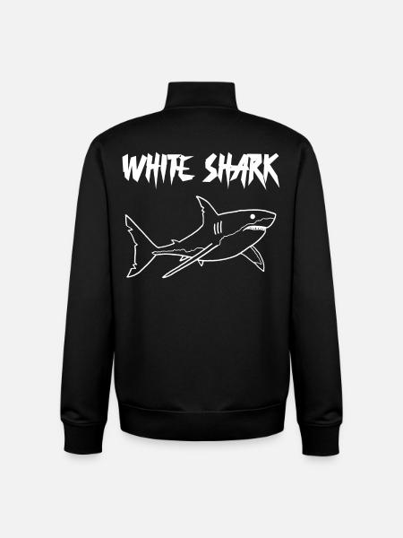 White Shark - Unisex Organic Zip Sweatshirt by Stanley/Stella - black