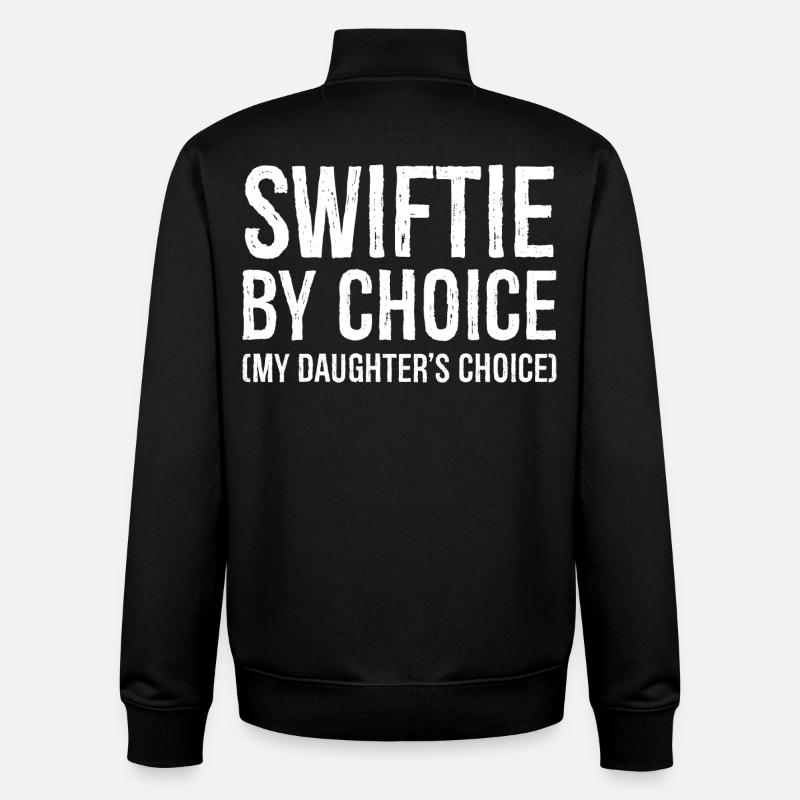 swiftie by choice - Sweat zippé unisexe en coton bio Stanley/Stella - noir