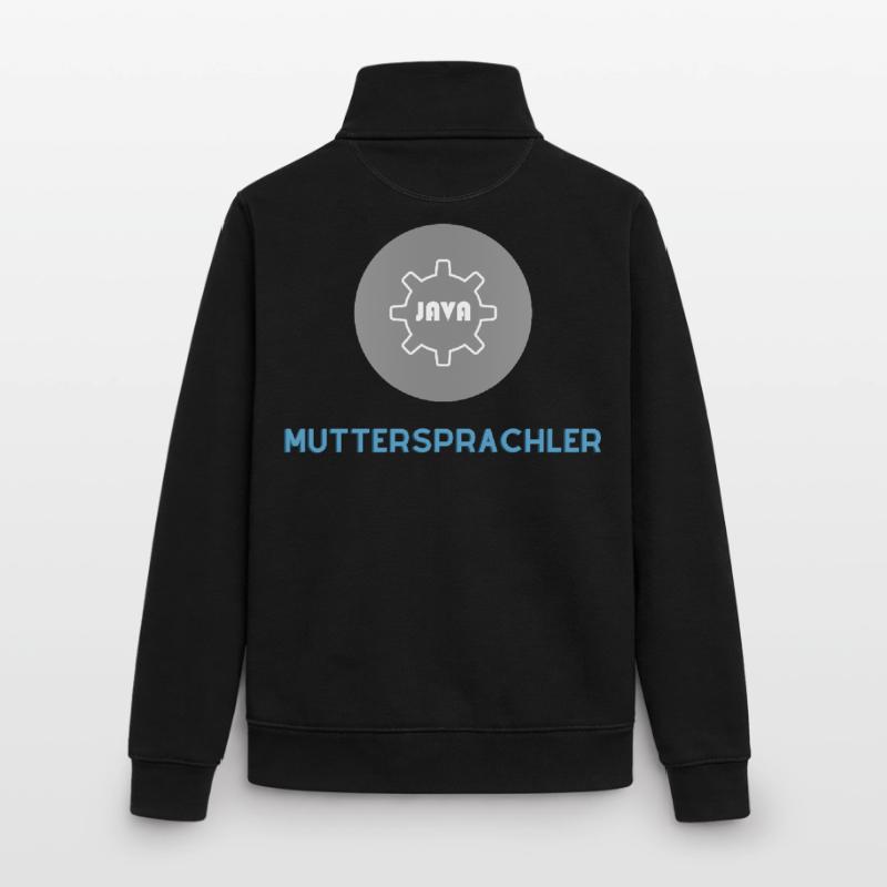 Muttersprachler: JavaScript Edition Unisex Organic Zip Sweatshirt von Stanley/Stella