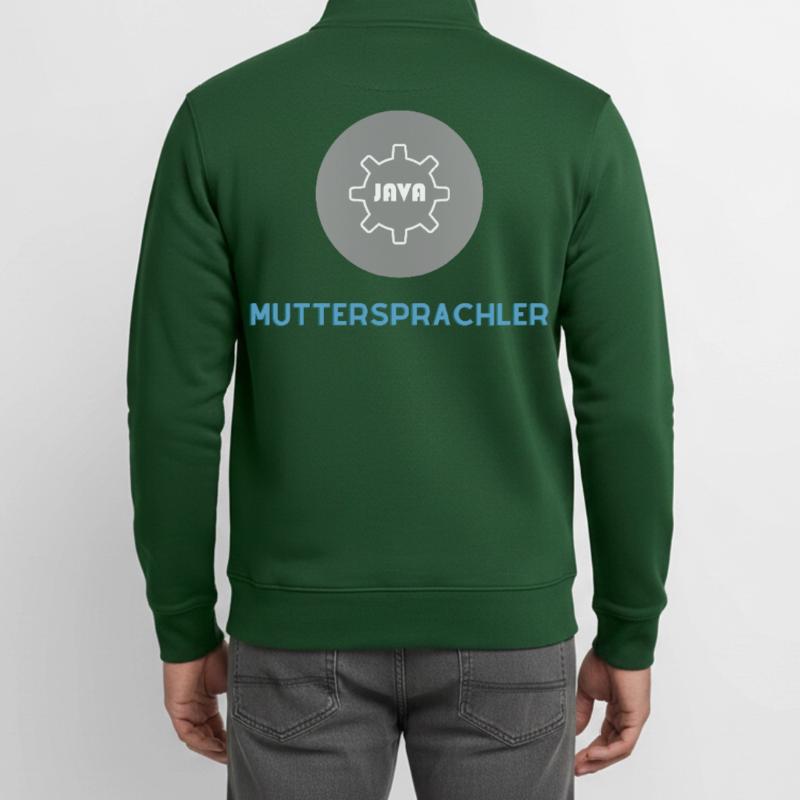 Native speaker: JavaScript Edition Unisex Organic Zip Sweatshirt by Stanley/Stella
