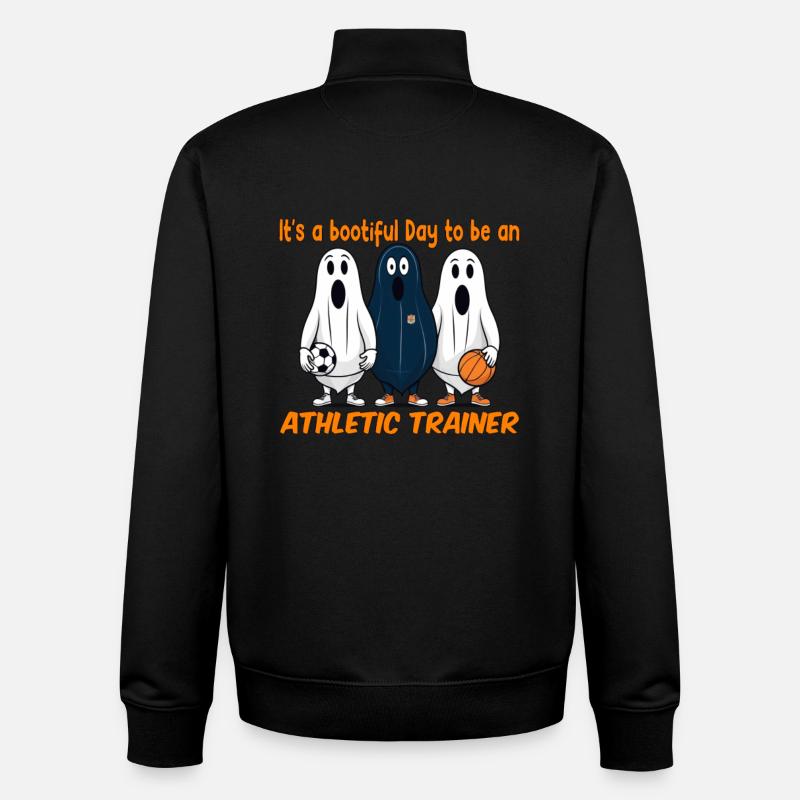 Bootiful Day Athletiktrainer - Unisex Organic Zip Sweatshirt von Stanley/Stella - Schwarz