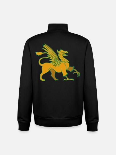 Fabelhaftes Tier, der Greif - Unisex Organic Zip Sweatshirt von Stanley/Stella - Schwarz