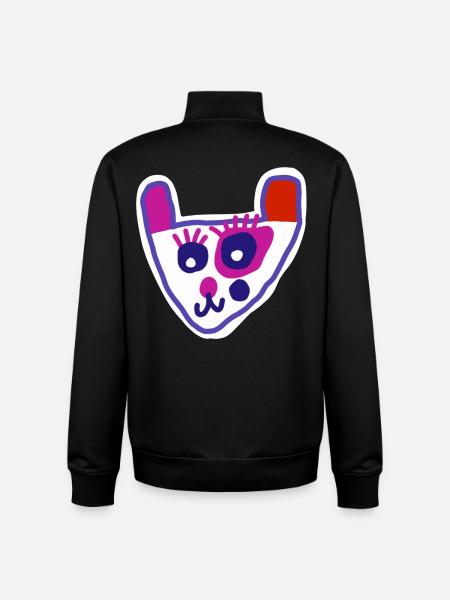 PANDA2 - Unisex Organic Zip Sweatshirt von Stanley/Stella - Schwarz