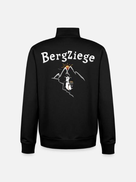 Wander Bergziege - Unisex Organic Zip Sweatshirt von Stanley/Stella - Schwarz