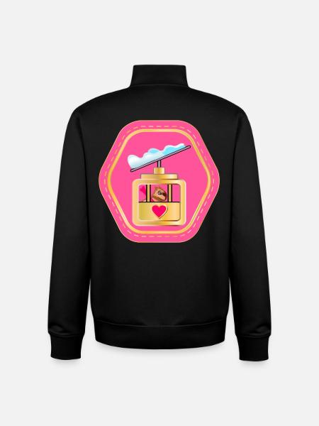CAPYBARA SKIING GONDOLA LIFT - Unisex Organic Zip Sweatshirt by Stanley/Stella - black