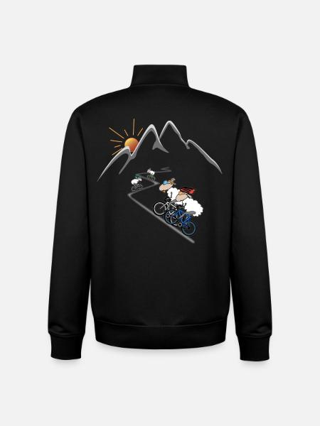 Cycling - Unisex Organic Zip Sweatshirt by Stanley/Stella - black