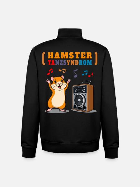 Hamster Dance Syndrome - Unisex Organic Zip Sweatshirt by Stanley/Stella - black