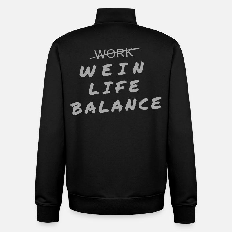 Sommeliere - Unisex Organic Zip Sweatshirt von Stanley/Stella - Schwarz