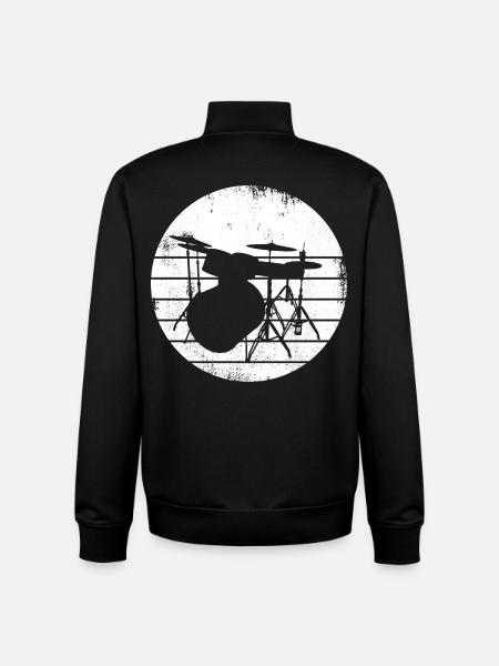 Percussion - Sweat zippé unisexe en coton bio Stanley/Stella - noir