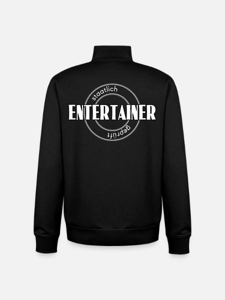 Entertainer - Unisex Organic Zip Sweatshirt von Stanley/Stella - Schwarz