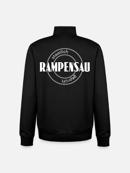 Rampensau - Unisex Organic Zip Sweatshirt von Stanley/Stella - Schwarz