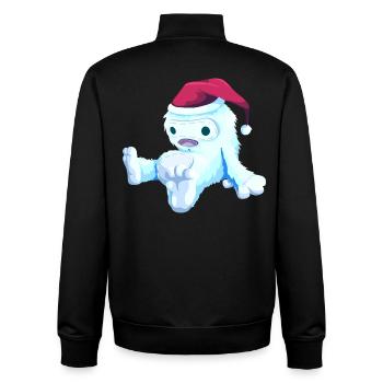 Poupée de Noël - Sweat zippé unisexe en coton bio Stanley/Stella - noir - Dos - AI Model Male 185 light (185cm)