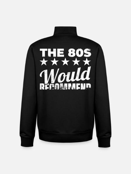 I would recommend the 80s - Unisex Organic Zip Sweatshirt by Stanley/Stella - black