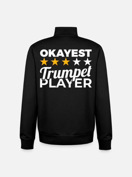 Best Trumpeter - Unisex Organic Zip Sweatshirt by Stanley/Stella - black