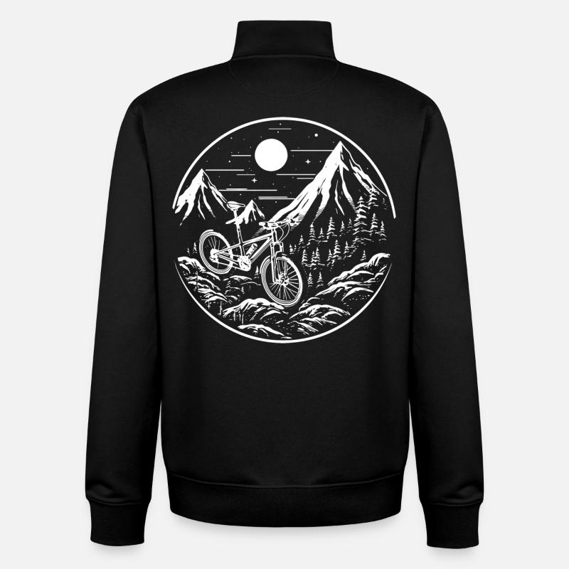 Vtt - Sweat zippé unisexe en coton bio Stanley/Stella - noir