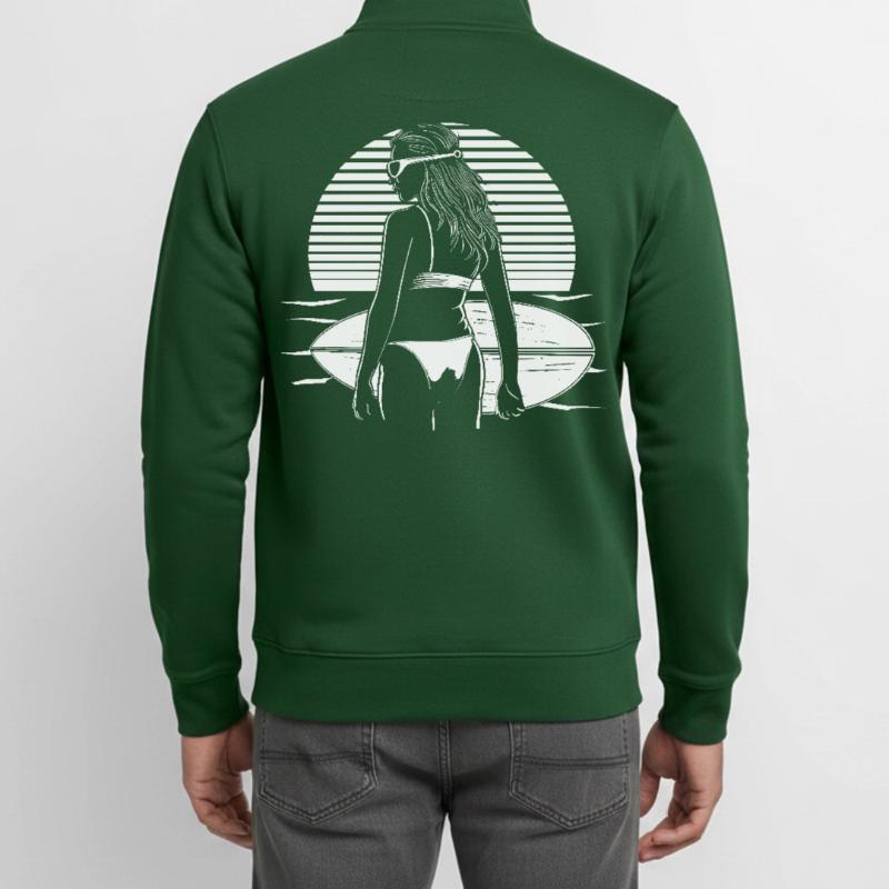 Surfeuse Sweat zippé unisexe en coton bio Stanley/Stella