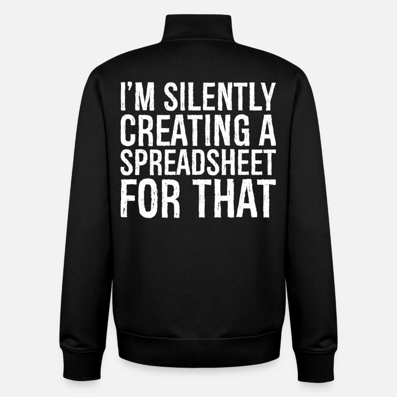 I'm silently creating a spreadsheet for that - Unisex Organic Zip Sweatshirt by Stanley/Stella - black