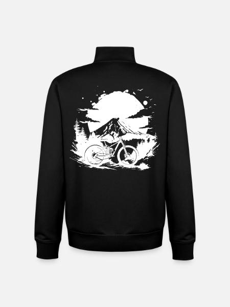 Vtt - Sweat zippé unisexe en coton bio Stanley/Stella - noir