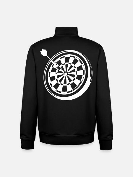 Dart Drawing - Unisex Organic Zip Sweatshirt by Stanley/Stella - black