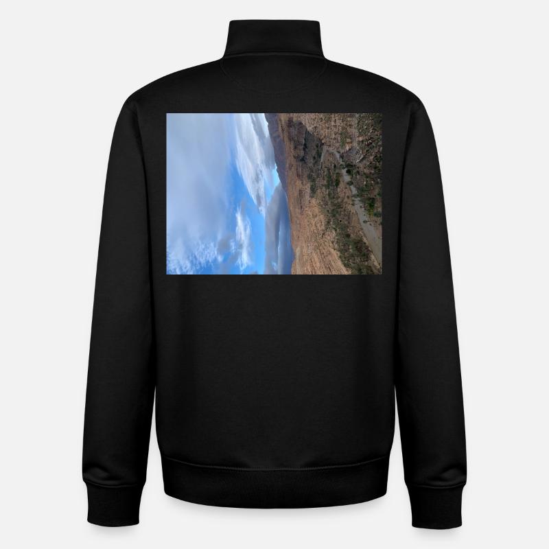 صورة لحضارة البربر - Unisex Organic Zip Sweatshirt von Stanley/Stella - Schwarz