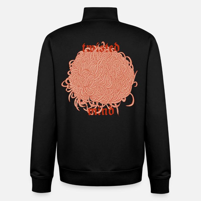 Twisted Mind – Chaos & Aesthetic - Unisex Organic Zip Sweatshirt von Stanley/Stella - Schwarz