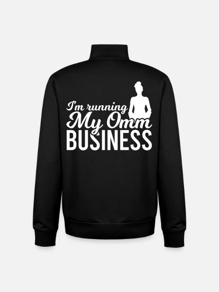 Yogalehrer Witz - Unisex Organic Zip Sweatshirt von Stanley/Stella - Schwarz