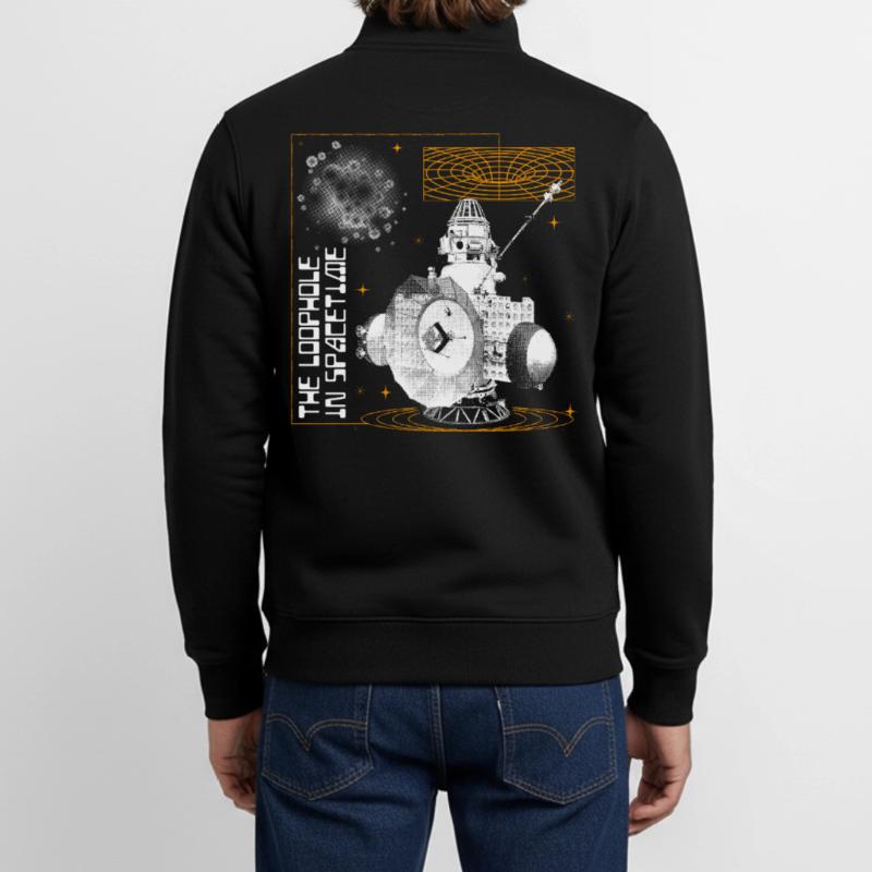 Faille dans l’espace-temps Sweat zippé unisexe en coton bio Stanley/Stella