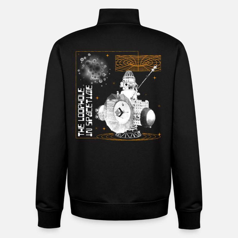 Loophole in Spacetime - Unisex Organic Zip Sweatshirt von Stanley/Stella - Schwarz