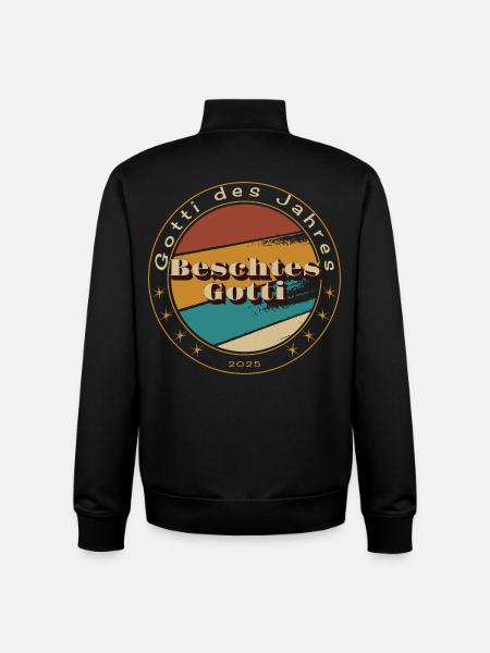 Beschtes Gotti - Sweat zippé unisexe en coton bio Stanley/Stella - noir