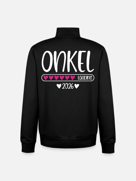 Onkel 2026 loading - Unisex Organic Zip Sweatshirt von Stanley/Stella - Schwarz