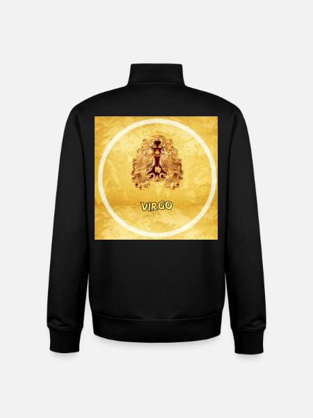 Vierge - Sweat zippé unisexe en coton bio Stanley/Stella - noir