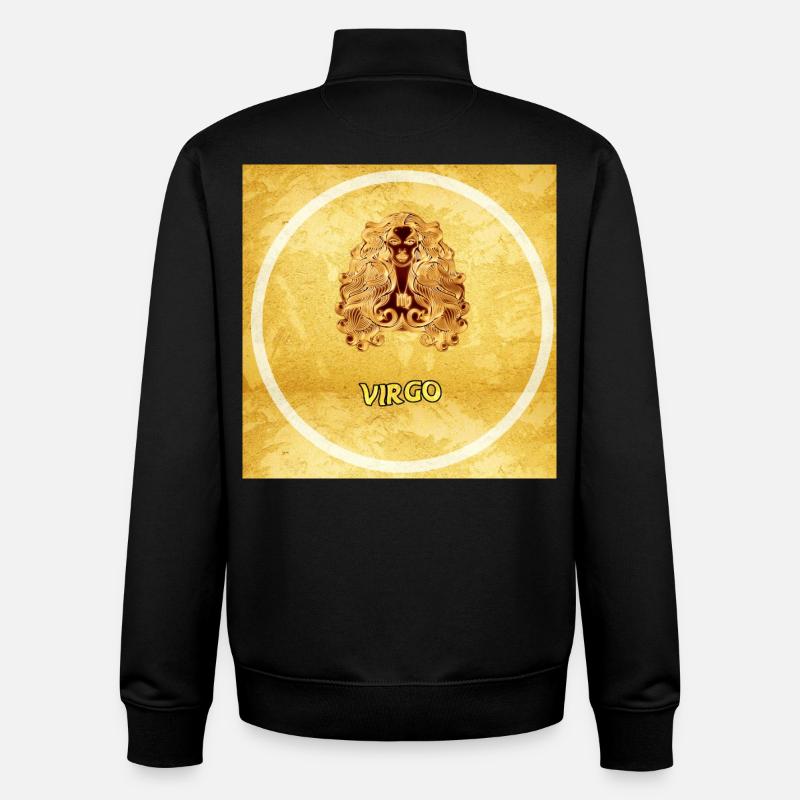 Vierge - Sweat zippé unisexe en coton bio Stanley/Stella - noir