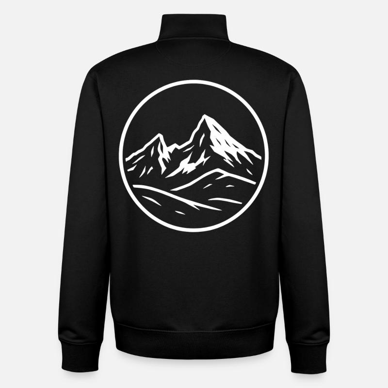 Watzmann - Unisex Organic Zip Sweatshirt von Stanley/Stella - Schwarz