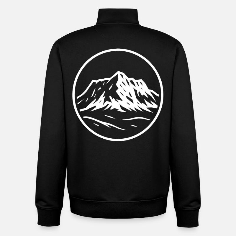 Zugspitze - Unisex Organic Zip Sweatshirt von Stanley/Stella - Schwarz