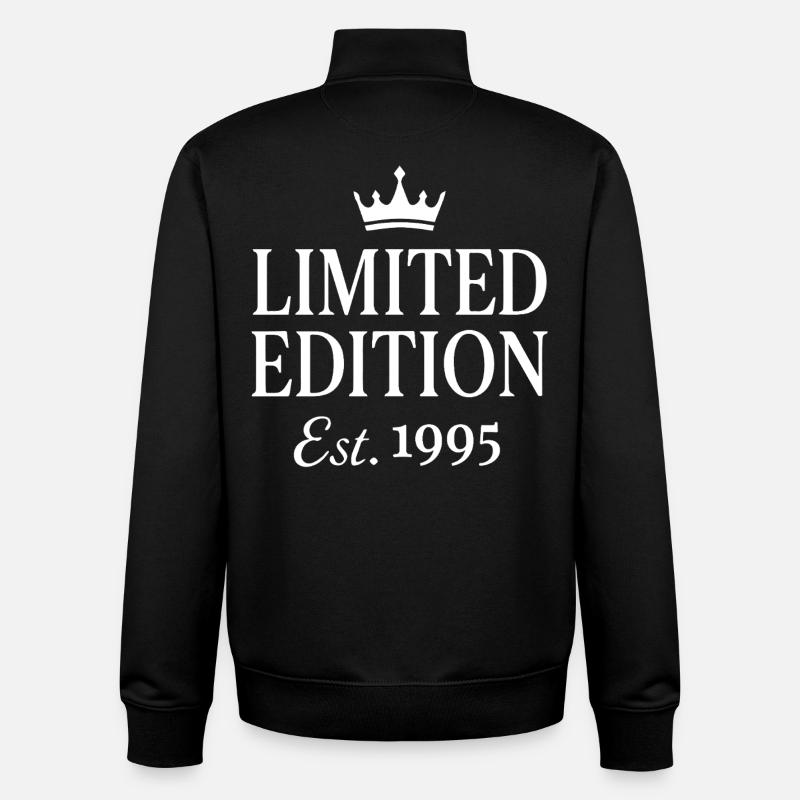 Édition limitée est. 1995 - Sweat zippé unisexe en coton bio Stanley/Stella - noir