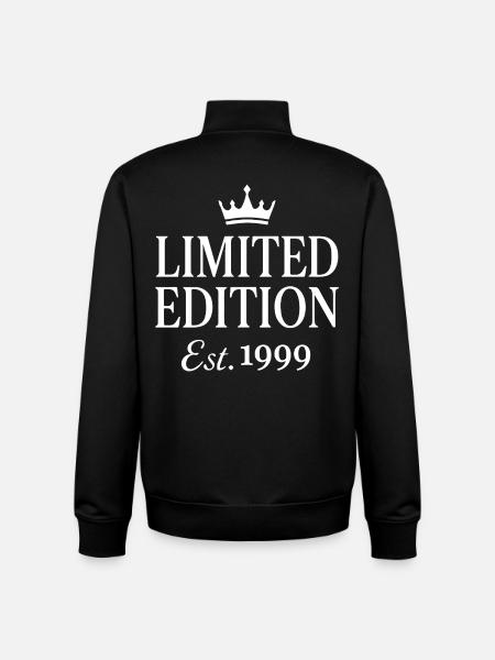 Édition limitée Est. 1999 - Sweat zippé unisexe en coton bio Stanley/Stella - noir