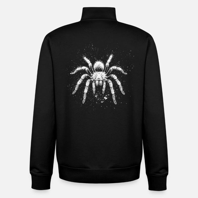 Tarantula - Unisex Organic Zip Sweatshirt by Stanley/Stella - black