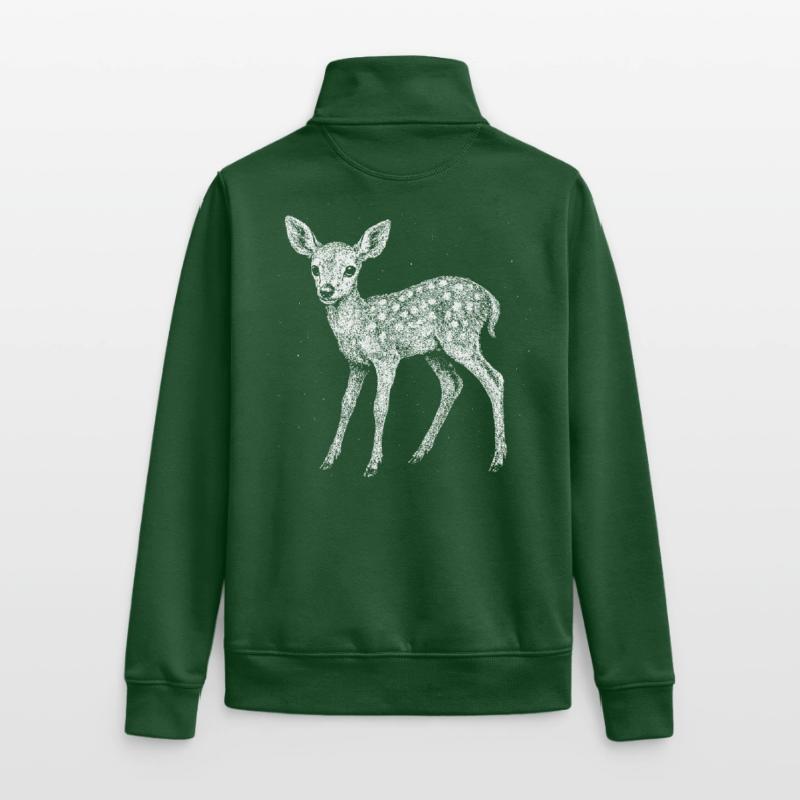 Fawn Unisex Organic Zip Sweatshirt by Stanley/Stella