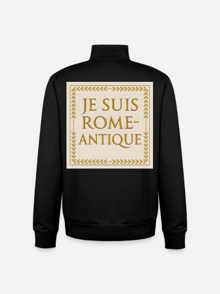 I Am Ancient Rome - Unisex Organic Zip Sweatshirt by Stanley/Stella - black
