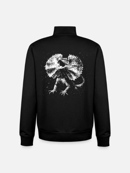 Wild Reptile Revival - Unisex Organic Zip Sweatshirt by Stanley/Stella - black
